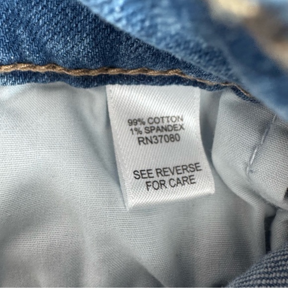 Cato denim midi shirt with gold hardware sz 4 - Picture 6 of 11